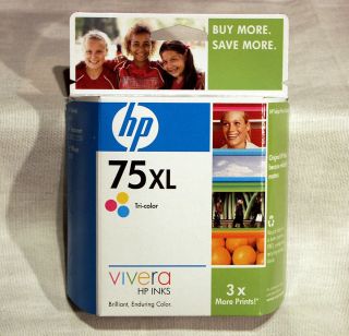 Genuine HP 75XL CB338WN Color Ink Printer Cartridge