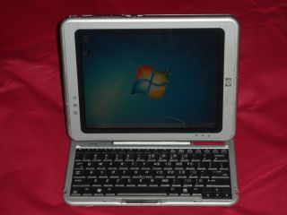 HP TC1100 Tablet PC  Windows 7 + Office 2010 +40 Gig HD +Removeable