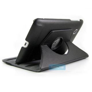  ° Rotating Magic Stand Leather Case for HTC Flyer Pen Position Black