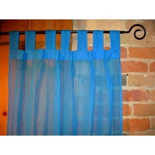  100% Cotton Gauze Tab Curtain, 44 inches X 104 inches