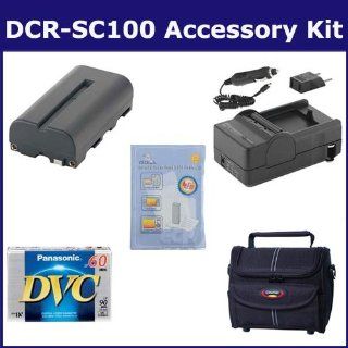 Sony DCR SC100 Camcorder Accessory Kit includes SDM 105