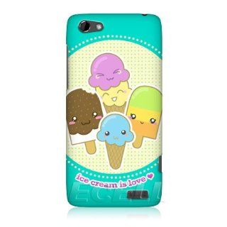 Head Case Kawaii Ice Cream Protective Hard Back Case Cover For Htc One