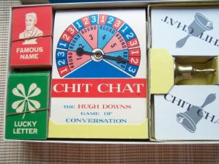 Milton Bradley Chit Chat Hugh Downs Vintage Board Game