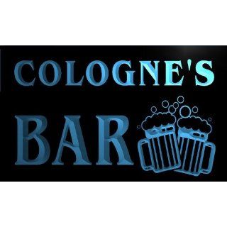 w110613 b COLOGNE Name Home Bar Pub Beer Mugs Cheers Neon