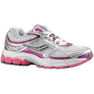 Saucony Progrid Stabil CS 2   Womens   Running   Shoes   White/Silver