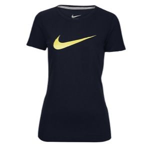 The Nike Swoosh Crew T Shirt is a classic featuring the iconic symbol