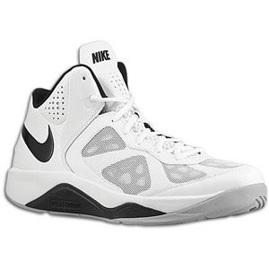 Nike Dual Fusion BB   Mens   Basketball   Shoes   White/Wolf Grey