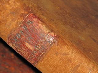   Bible 1st US EDITION 1811 New Testament HUGUENOT Leather ANTIQUE NT