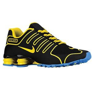 Nike Shox NZ NS   Mens   Running   Shoes   Black/Italy Blue/Tour