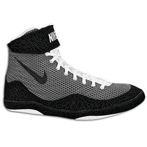 Nike Inflict   Mens   Wrestling   Shoes   Grey/Black