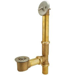 Waste and Overflow, Trip Lever Type, Satin Nickel Finish