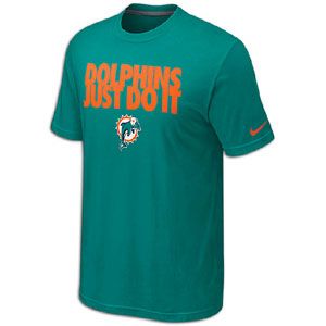 Nike NFL Just Do It T Shirt   Mens   Football   Fan Gear   Dolphins