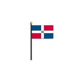 Dominican Republic (State)   4 x 6 World Stick Flag