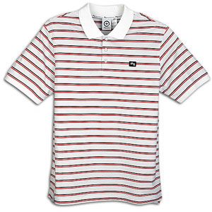 LRG Calm Waters Polo   Mens   Casual   Clothing   White Stripe