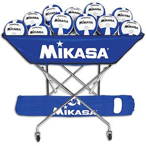 Mikasa Hammock 24 Ball Cart   Volleyball   Sport Equipment   Royal