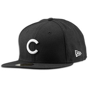 New Era MLB 59Fifty Black & White Basic Cap   Mens   Baseball   Fan