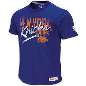 Mitchell & Ness NBA Pre Game Vintage T Shirt   Mens   Knicks   Royal