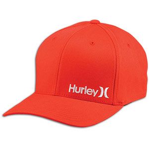 The Hurley Corp Flex Fit Hat is a basic flex fit hat made from