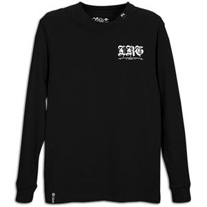 LRG Gold Standard L/S T Shirt   Mens   Skate   Clothing   Black