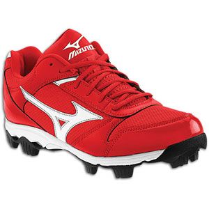 Mizuno 9 Spike Franchise 6 Low   Mens   Baseball   Shoes   Red/White