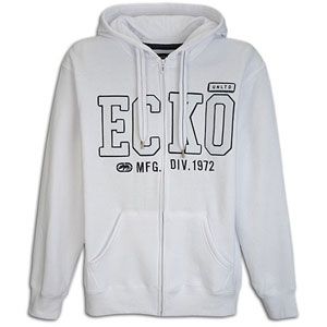 Ecko Unltd Big Brand FZ Hoodie   Mens   Casual   Clothing   Bleach