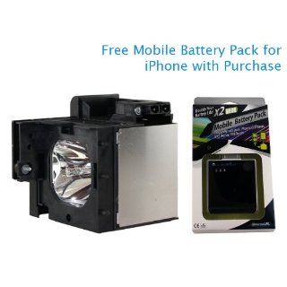 Hitachi 62VS69 120 Watt TV Lamp with Free Mobile Battery