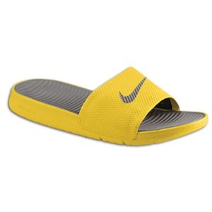 Nike Benassi Solarsoft Slide   Mens   Casual   Shoes   Vivid Sulfur