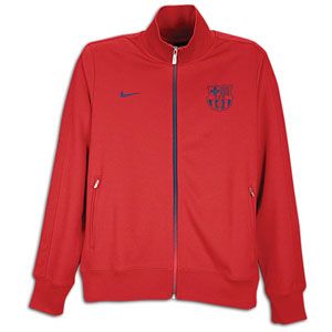 Nike Soccer Authentic N98 Team Jacket   Mens   Barcelona   Storm Red