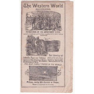1885 An Original Illustrated advertising Handbill from the