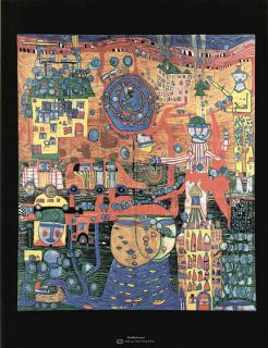 Friedensreich Hundertwasser Print Das 30 Tage Fax Bild