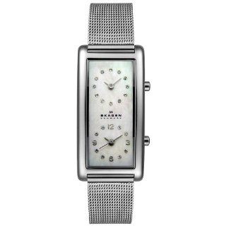 Skagen Womens 20SSSMP Steel Collection Dual Time Zone Stainless Steel