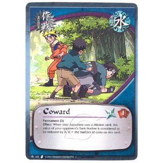  Naruto TCG Curse of the Sand M 123 Coward Uncommon Card Toys & Games