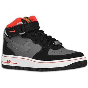 Nike Air Force 1 Mid   Boys Grade School   Basketball   Shoes   Black