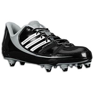 adidas Scorch 9 D Low   Mens   Football   Shoes   Black/White/Silver