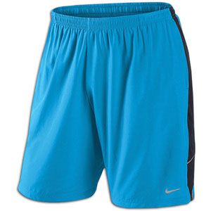 Nike 9 Stretch Woven Running Short   Mens   Blue Glow/Dk Obsidian/Lt