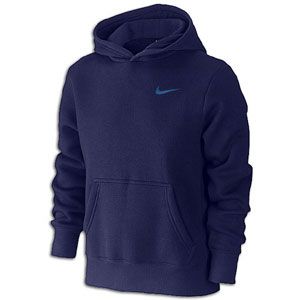 Nike Classic Fleece Pullover Hoodie   Boys Grade School   Night Blue