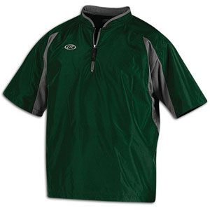 The Rawlings Lightweight Cage Jacket is 100% polyester with a soft