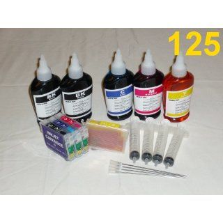 by double2house, Non OEM, 4 Refillable 125 ink Cartridge