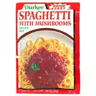 Durkee Spaghetti With Mushrooms Sauce Mix, 1.125 Ounce Packets (Pack
