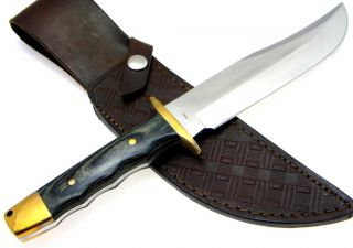 Man Knives Fixed Blade Pakkawood Bowie Hunting Knife