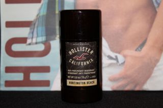 Hollister Huntington Beach Deodorant Stick 2 6 oz RARE
