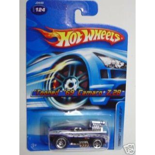 2006 Hot Wheels #124 Tooned Camaro Kmart Color Purple