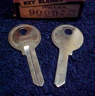 10 Hurd Antique Padlock Key Blanks 9000 Fits 716 300