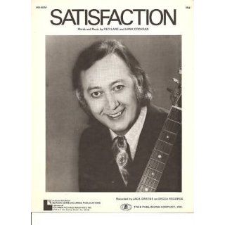   Sheet Music , Satisfaction , Jack Greene 126 