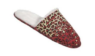 Reef Eski Slippers, Red/Leopard, XS (4 5) Shoes