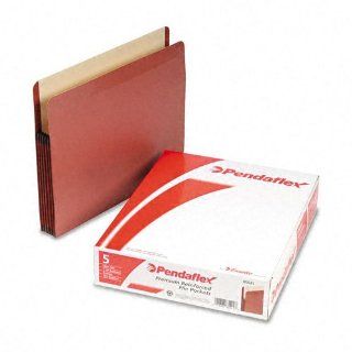 Pendaflex  5 1/4 Expansion File, Straight Cut, Red Fiber