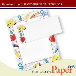Masterpiece School Stuff Letterhead   8.5 x 11   25 Sheets