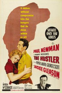 The Hustler Movie Poster 27x40 Australian Paul Newman Jackie Gleason