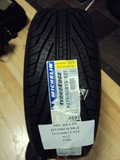Michelin HydroEdge 215 60R15 93T Brand New Tire