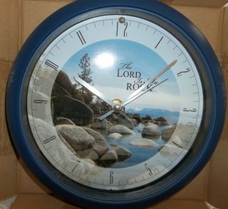 Inspirational Wall or Desk Clock Musical Plays Amazing Grace Each Hour